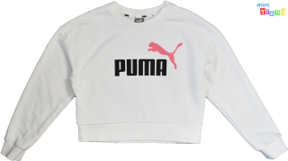 Puma fehér rövidebb derekú pulóver 11-12év 4-Hibála