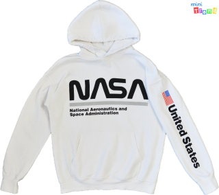 H&M Nasa fehér pulóver 12-14év 4-Hibátlan