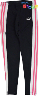 Adidas fekete-rózsaszín leggings 11-12 3-Jó állapot(folt)