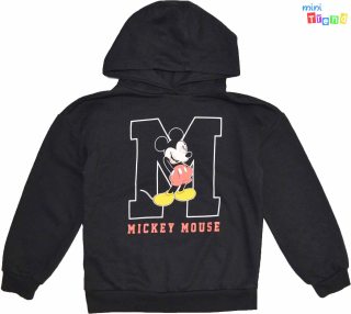 Primark Mickey fekete pulóver 8-9év 4-Hibátlan(bolyhos)